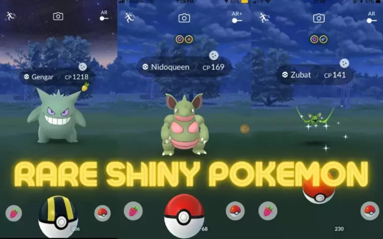 list of rare shiny pokemons