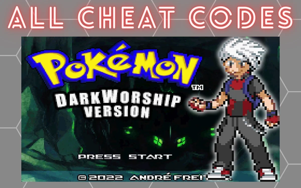 Pokemon Dark Workship Cheat Codes 2023